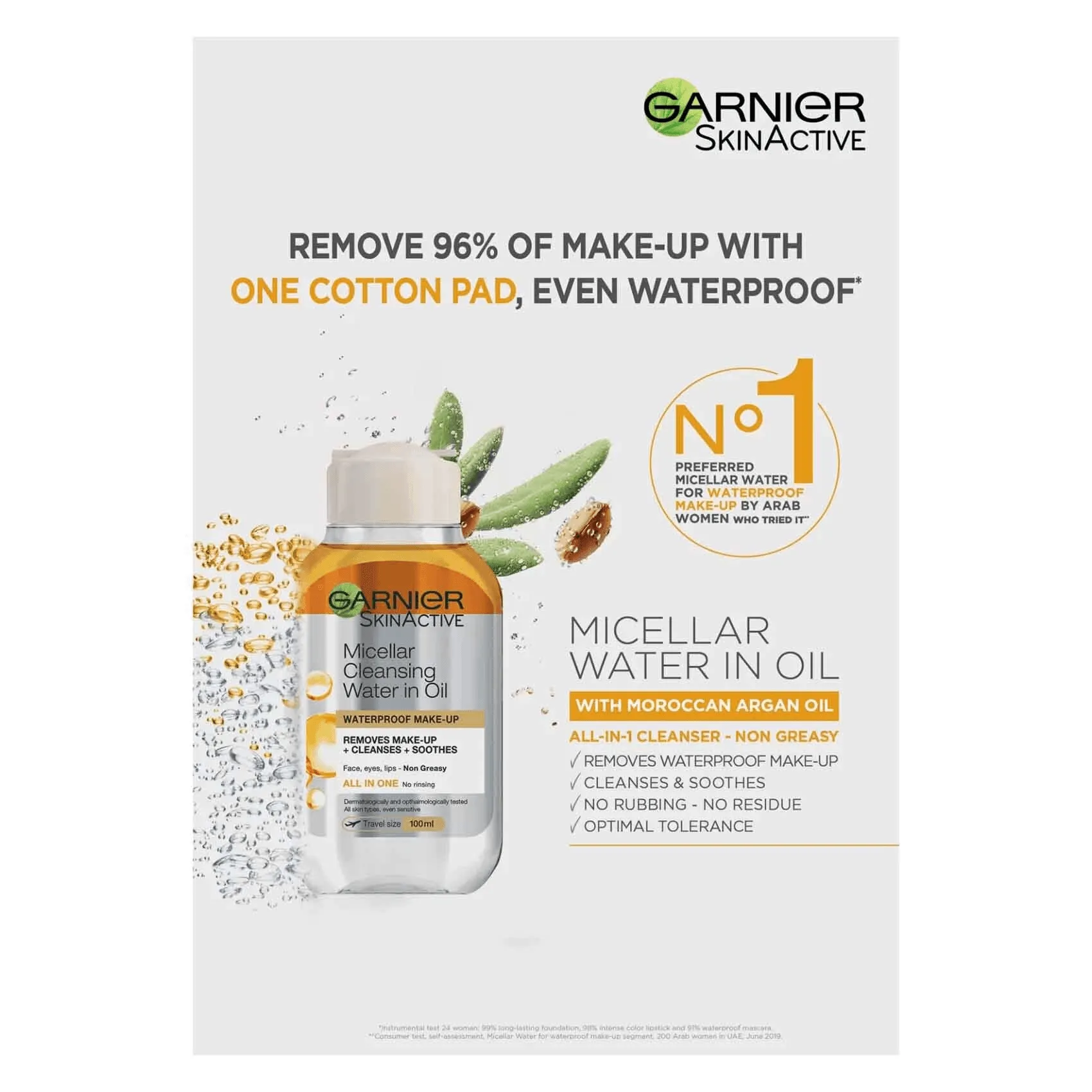 Garnier Skin Active Micellar Water In Oil - 100ml