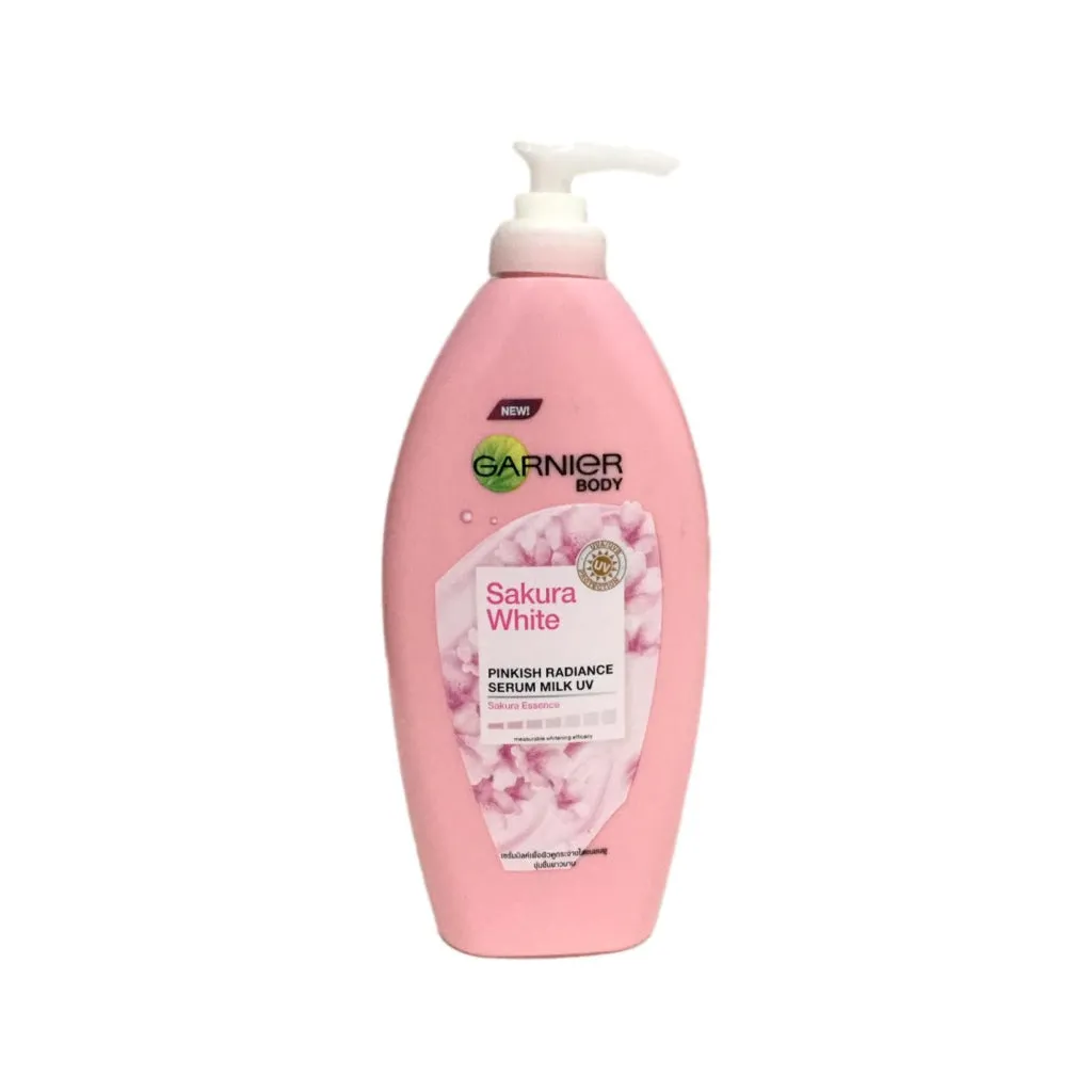 Garnier Whitening Body Lotion Sakura White Skin Serum Moisturizing 400ml