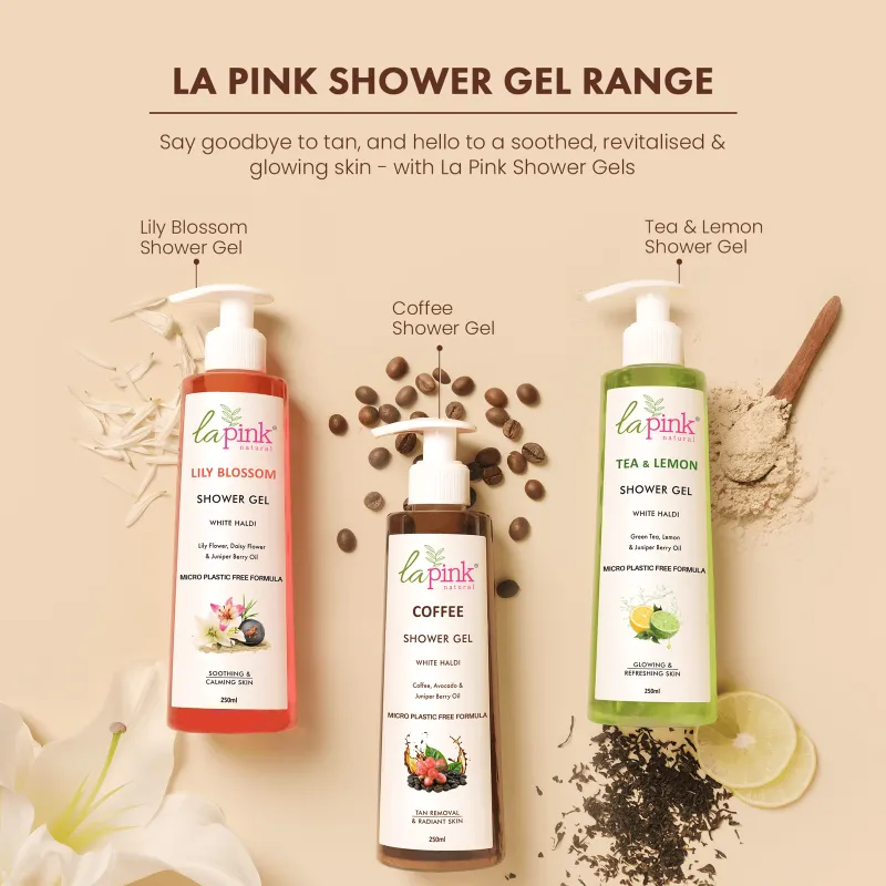 Get Rid of Strawberry Arms & Lega with La Pink Lily Blossom Shower Gel