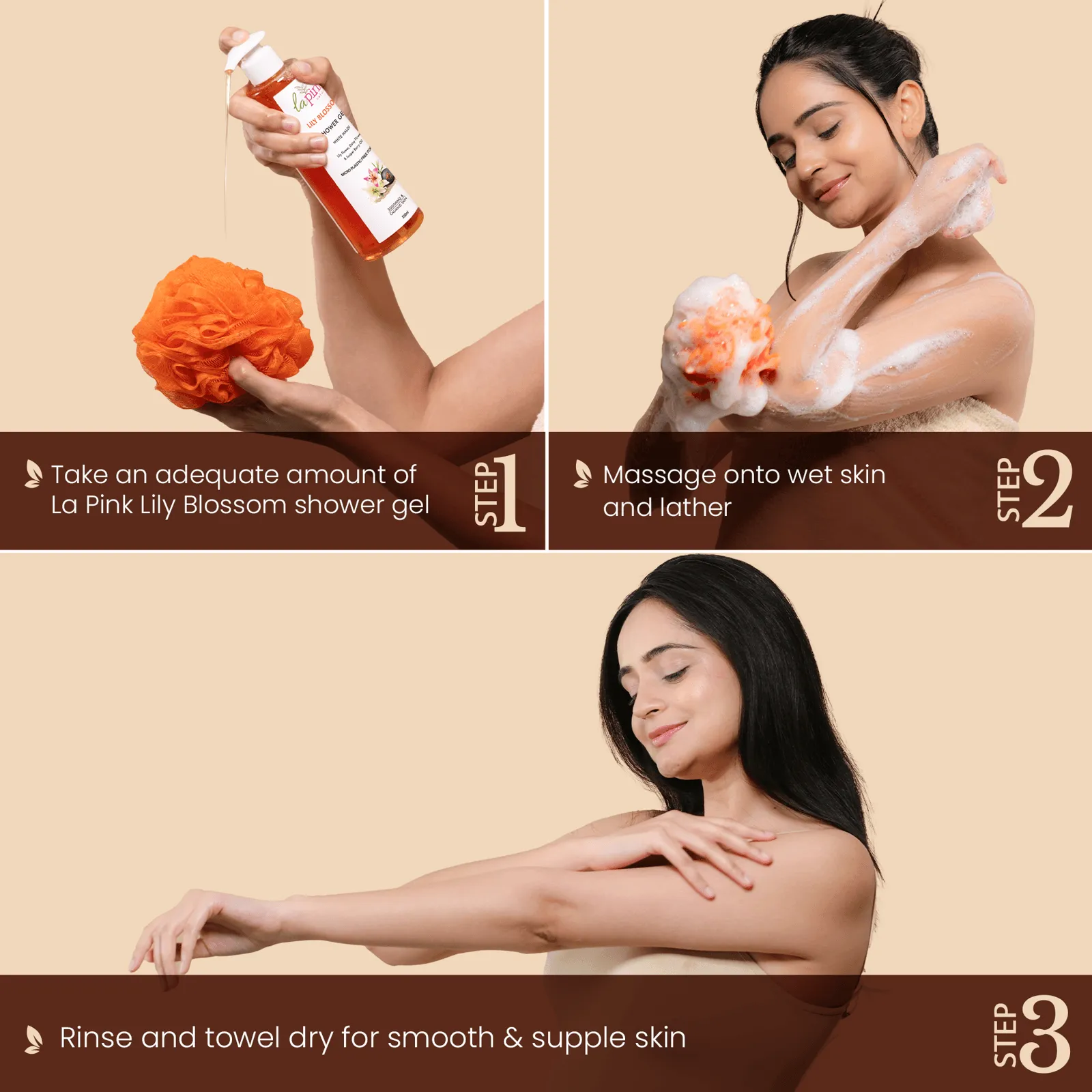 Get Rid of Strawberry Arms & Lega with La Pink Lily Blossom Shower Gel