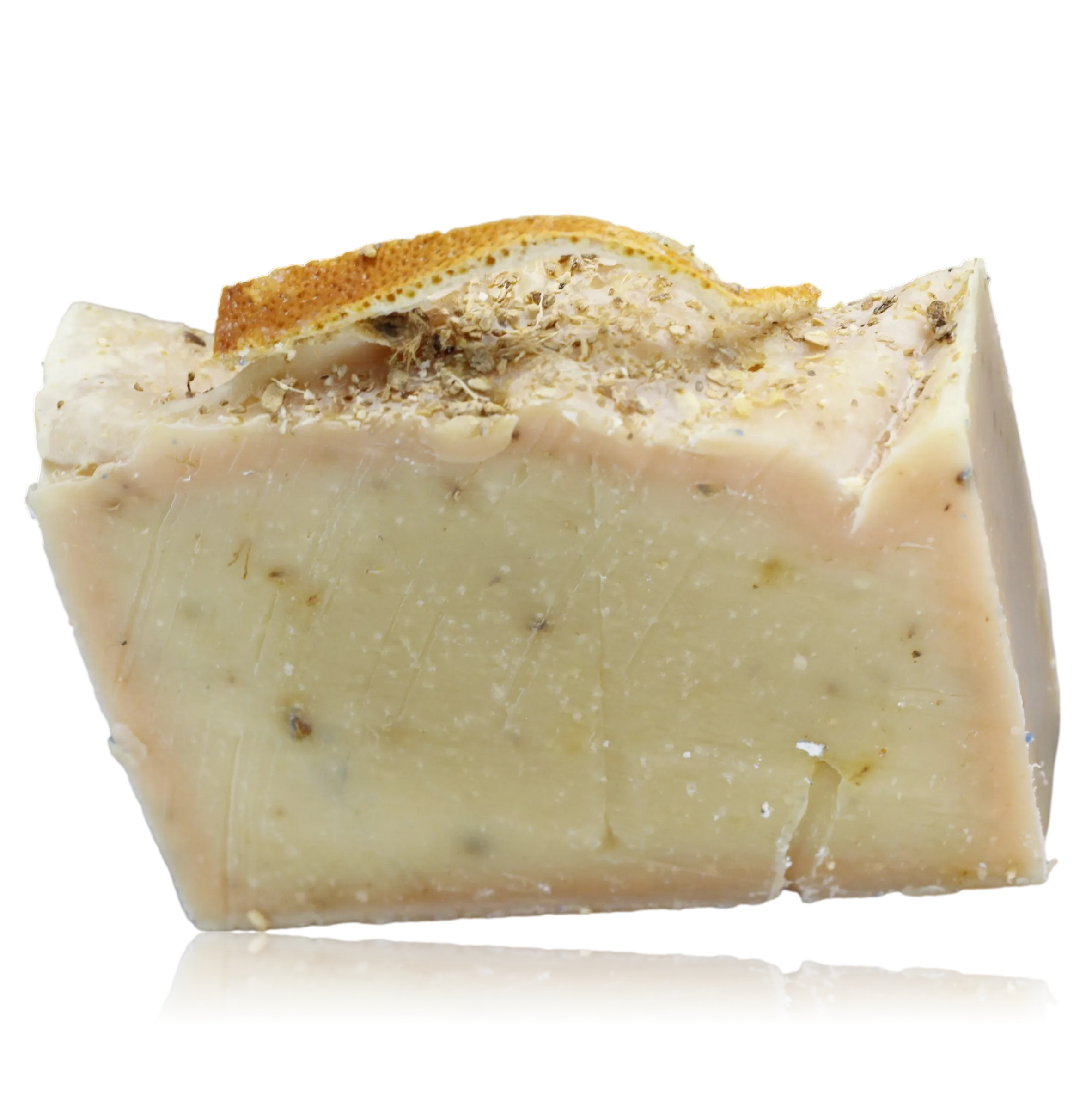 Ginger and Honey Face and Body Soap with Olive and Jojoba Oils, Mango and Aloe
