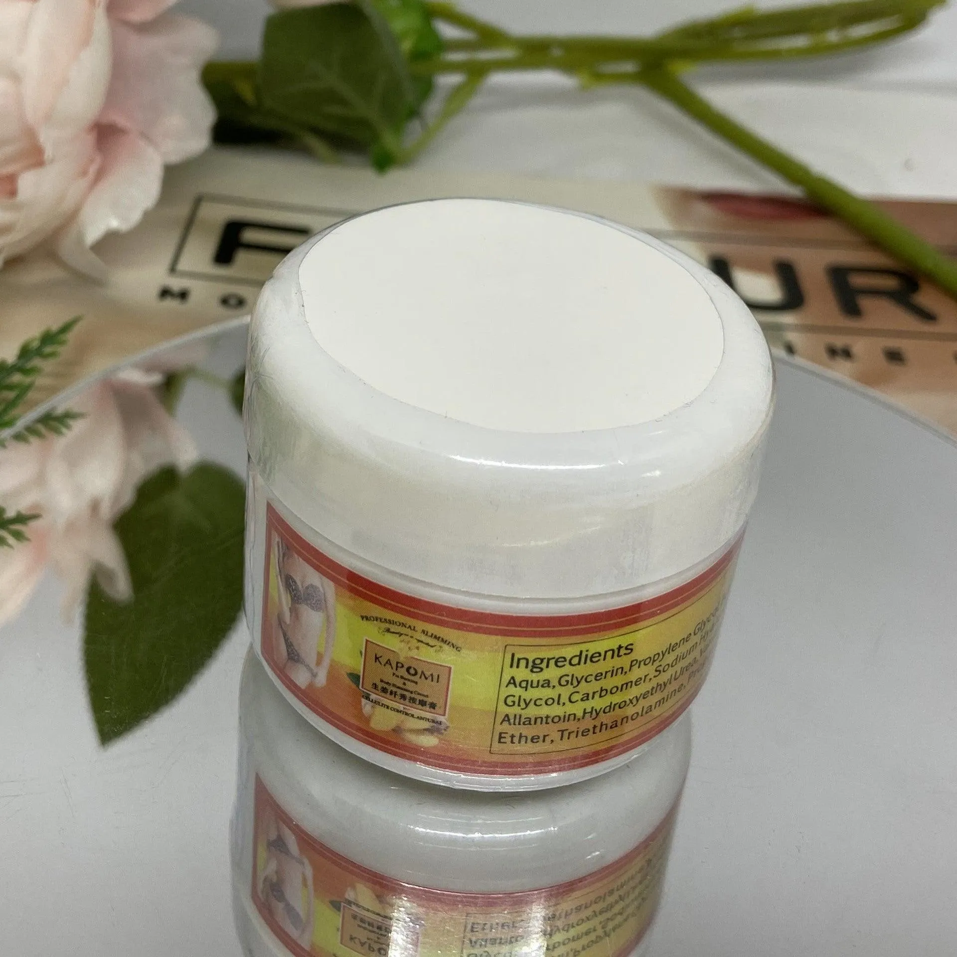Ginger Infused Firming Massage Cream for Slimming and Skin Revitalization