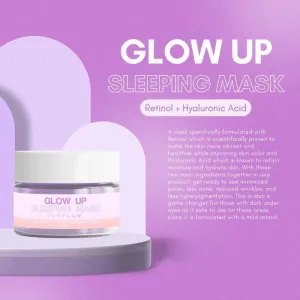 Glow Up Sleeping Mask (Retinol   Hyaluronic Acid) - 300g