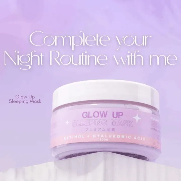 Glow Up Sleeping Mask (Retinol   Hyaluronic Acid) - 300g