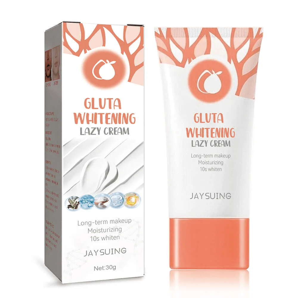 Gluta Whitening Lazy Cream Long Term Makeup - 30g