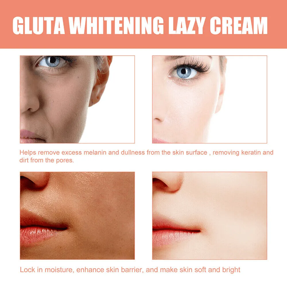 Gluta Whitening Lazy Cream Long Term Makeup - 30g