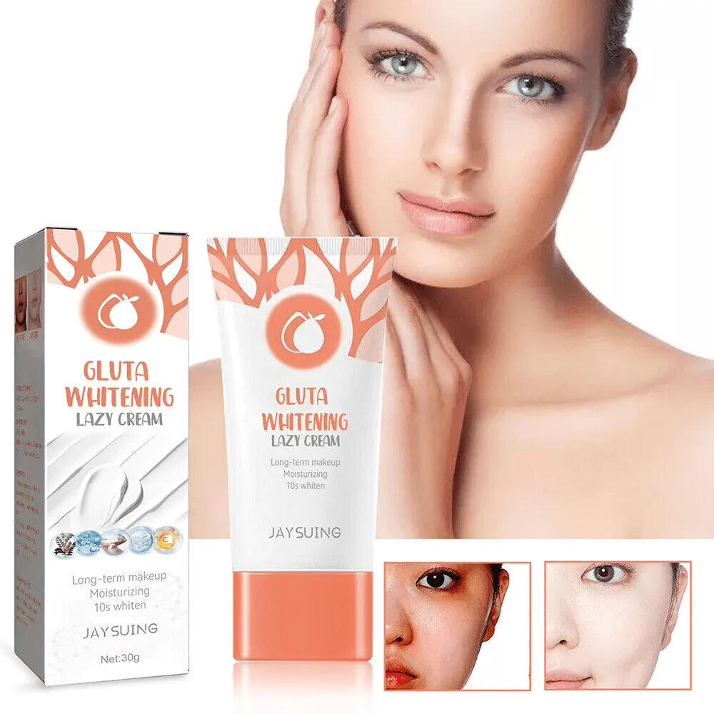 Gluta Whitening Lazy Cream Long Term Makeup - 30g
