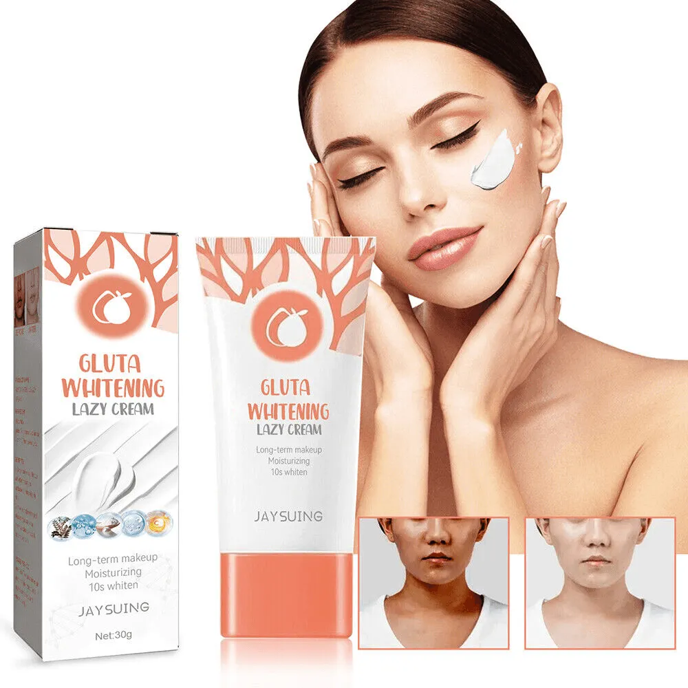 Gluta Whitening Lazy Cream Long Term Makeup - 30g