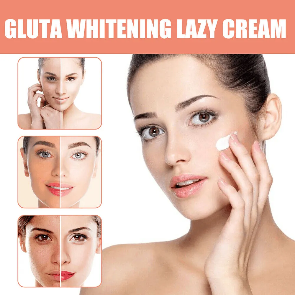 Gluta Whitening Lazy Cream Long Term Makeup - 30g