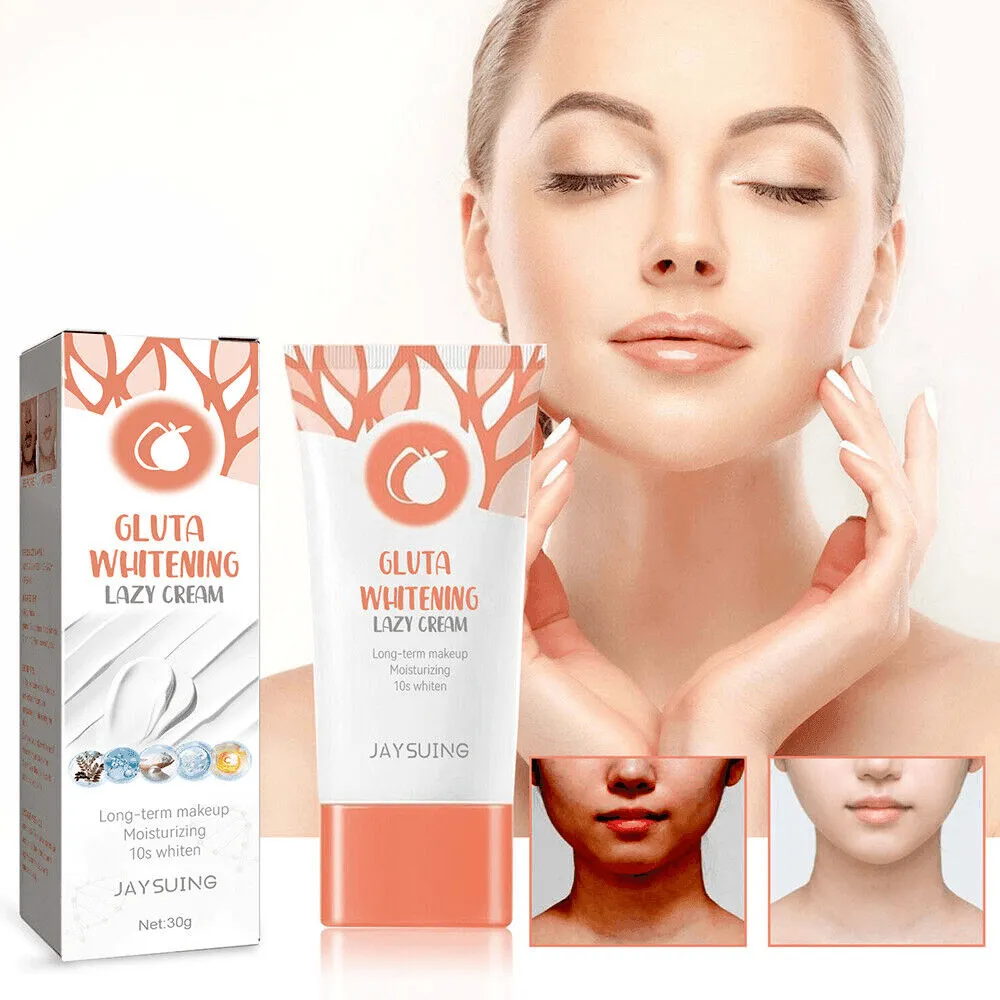Gluta Whitening Lazy Cream Long Term Makeup - 30g