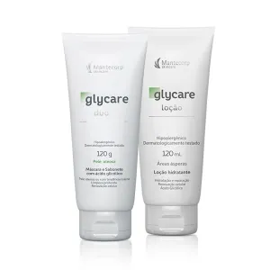 Glycare duo 120g and moisturizing lotion 120ml - Mantecorp