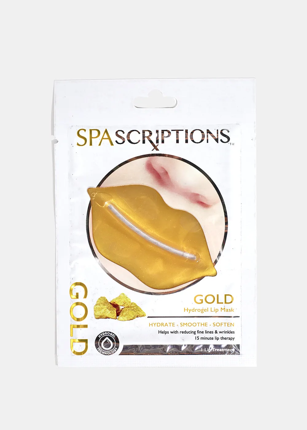Gold Hydrogel Lip Mask