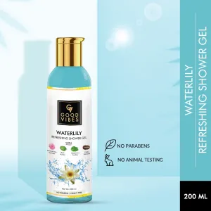 Good Vibes Refreshing Shower Gel (Body Wash) - Waterlily (200 ml)