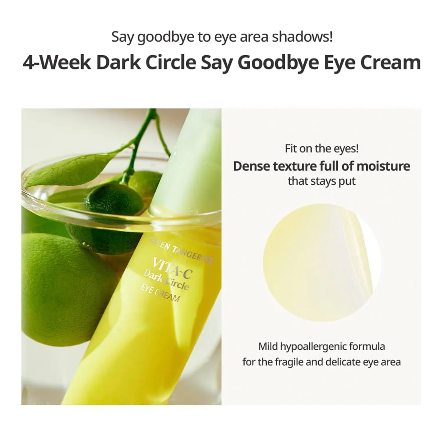 Goodal Green Tangerine Vitamin C Dark Circle Eye Cream 1.01oz/ 30ml