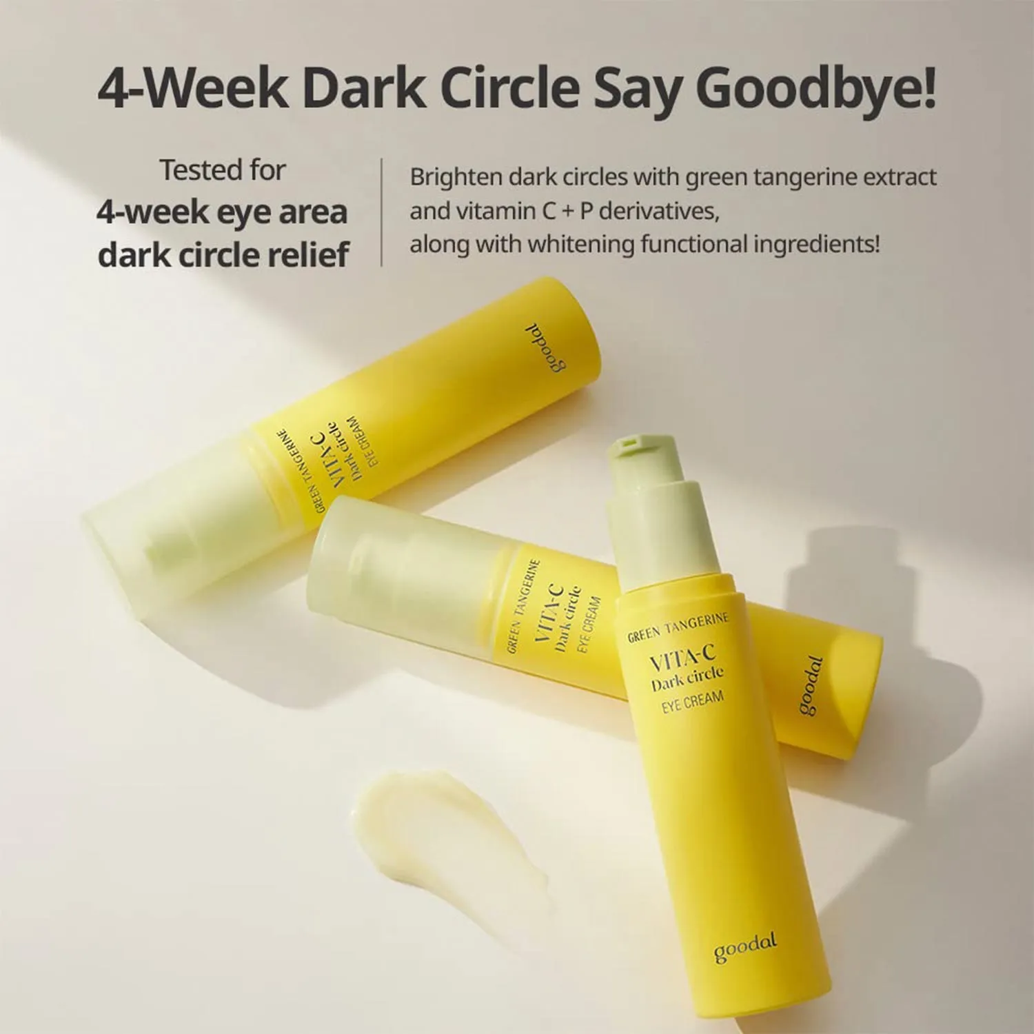 Goodal Green Tangerine Vitamin C Dark Circle Eye Cream 1.01oz/ 30ml