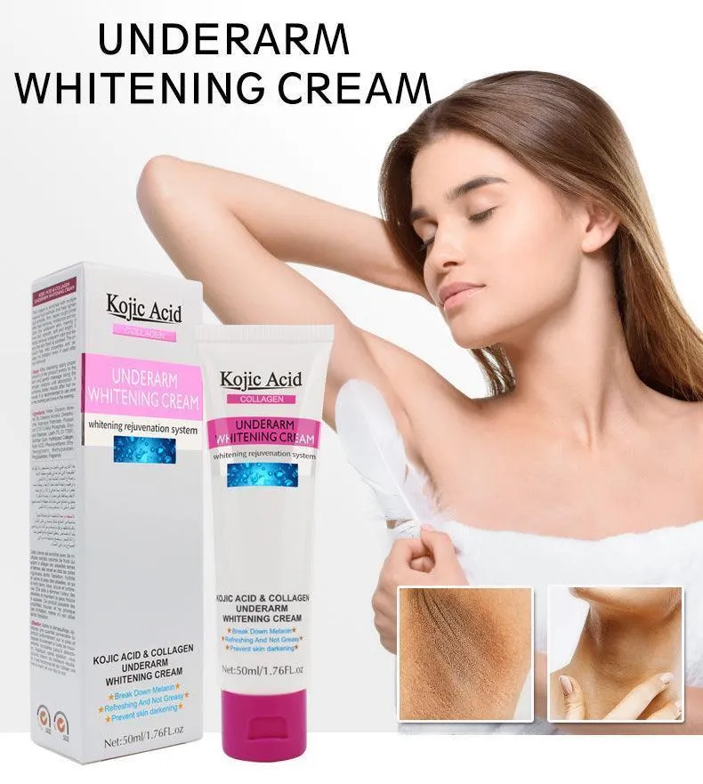 GUANJING Kojic Acid Collagen Armpit Underarm Whitening Cream 50ml