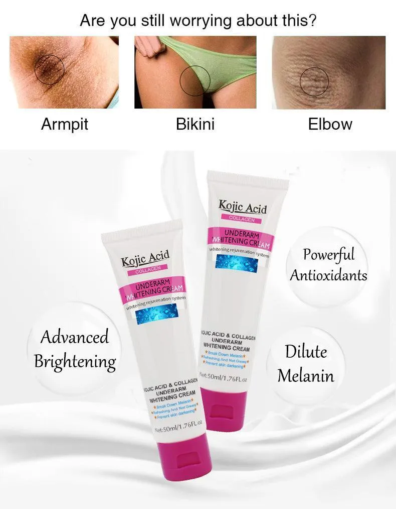 GUANJING Kojic Acid Collagen Armpit Underarm Whitening Cream 50ml