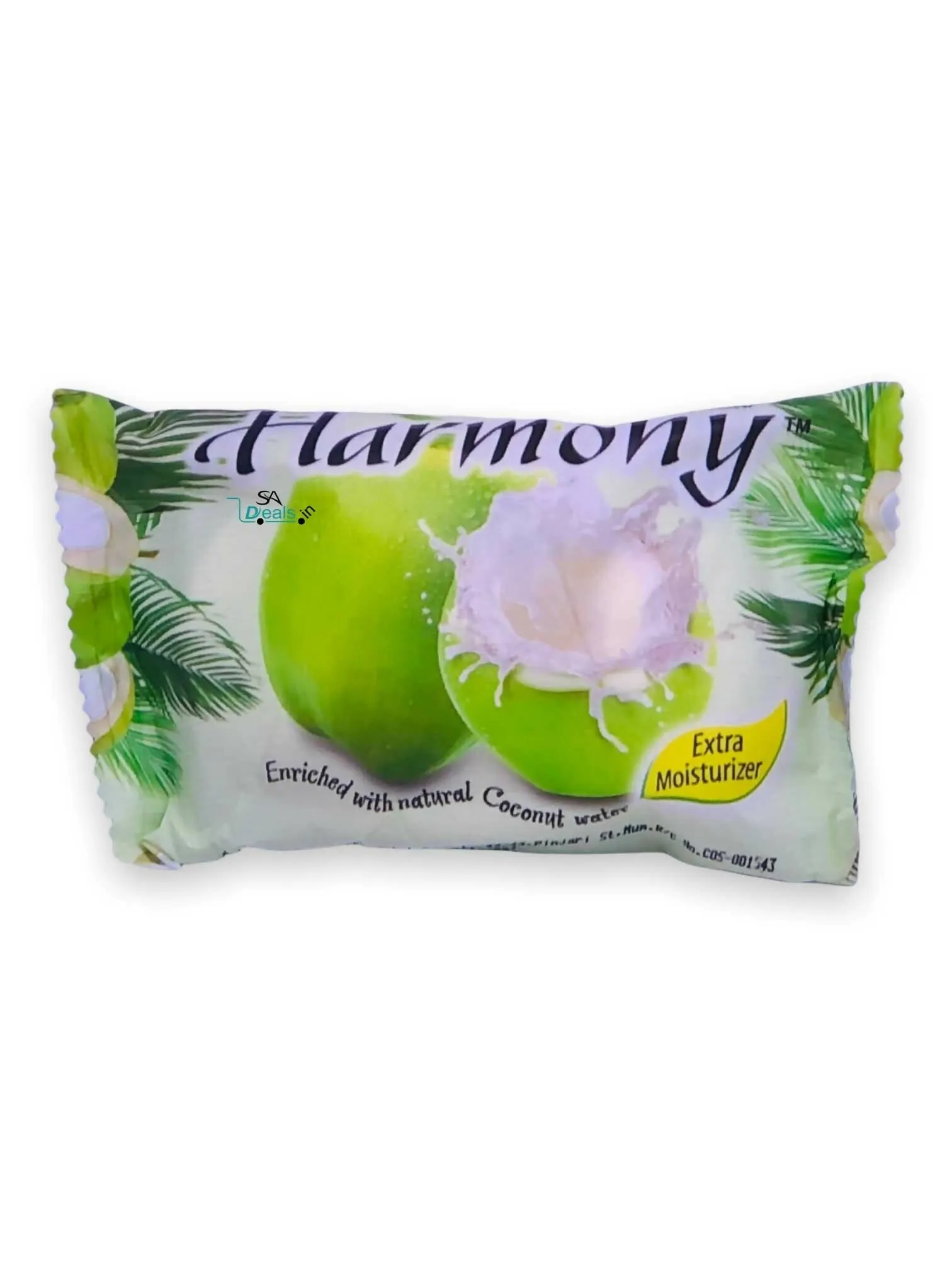 Harmony Coconut Fruity soap 75g (Pack Of 3)