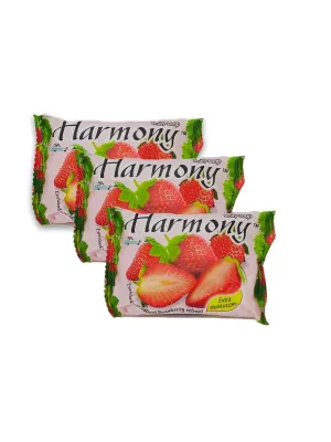 Harmony Strawberry Fruity soap 75g (Pack Of 3)