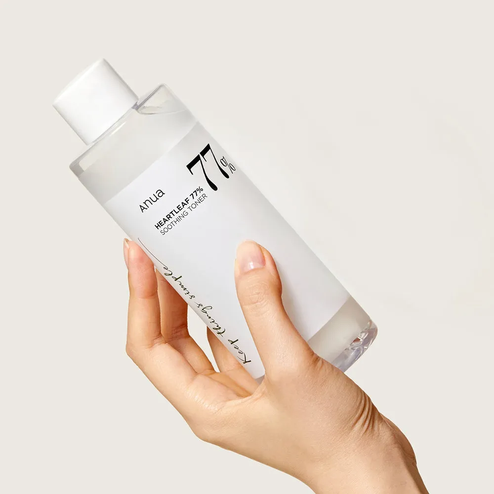 Heartleaf 77% Soothing Toner łagodzący tonik do twarzy 500ml
