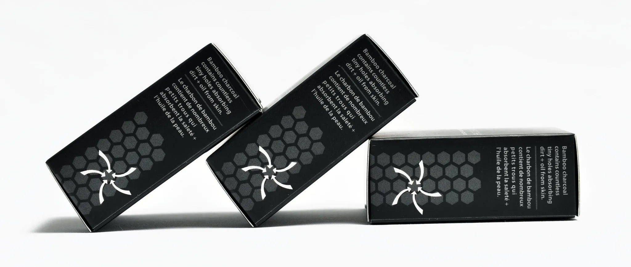 HEI Bamboo Charcoal Face   Body Bar (2-Pack, 2 x 60 g, Travel Size)