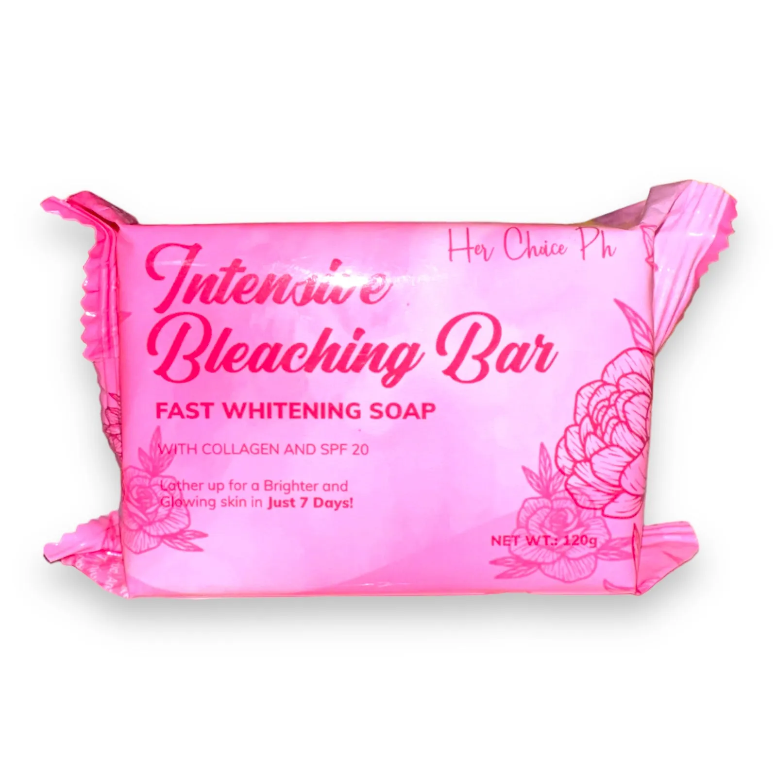 Her Choice PH - Intensive Bleaching Bar - Fast Whitening Soap 120g