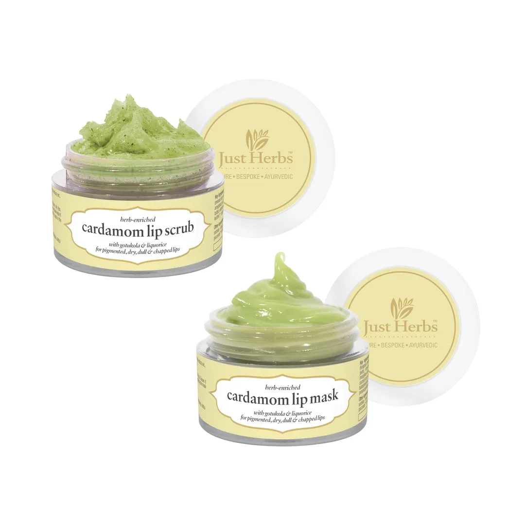 Herb Enriched Lip Scrub & Mask Duo : 15 g
