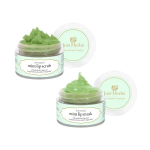 Herb Enriched Lip Scrub & Mask Duo : 15 g