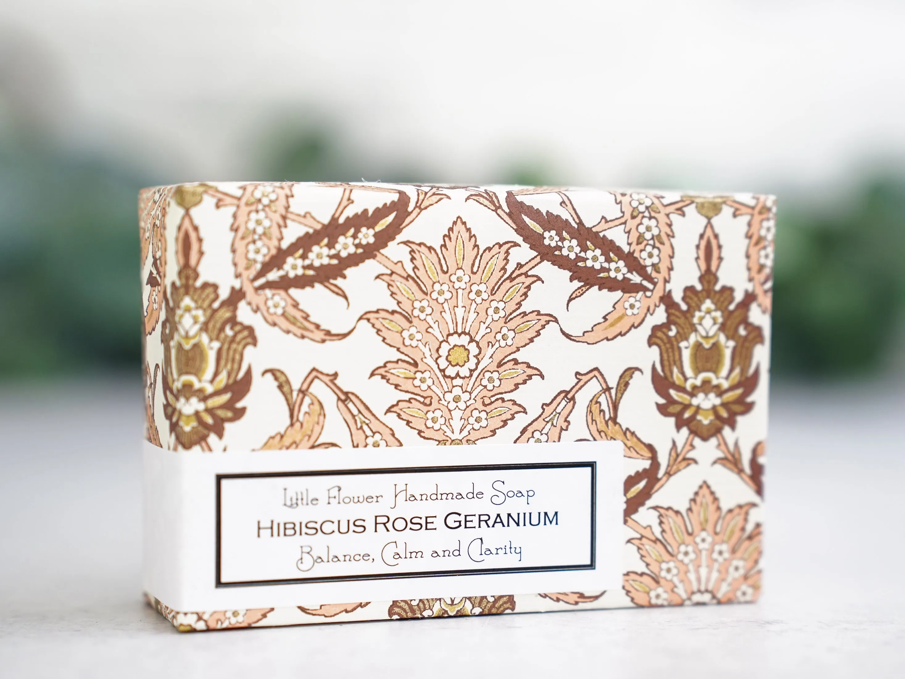 Hibiscus Rose Geranium - Large Bar Soap 6oz