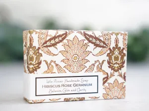 Hibiscus Rose Geranium - Large Bar Soap 6oz