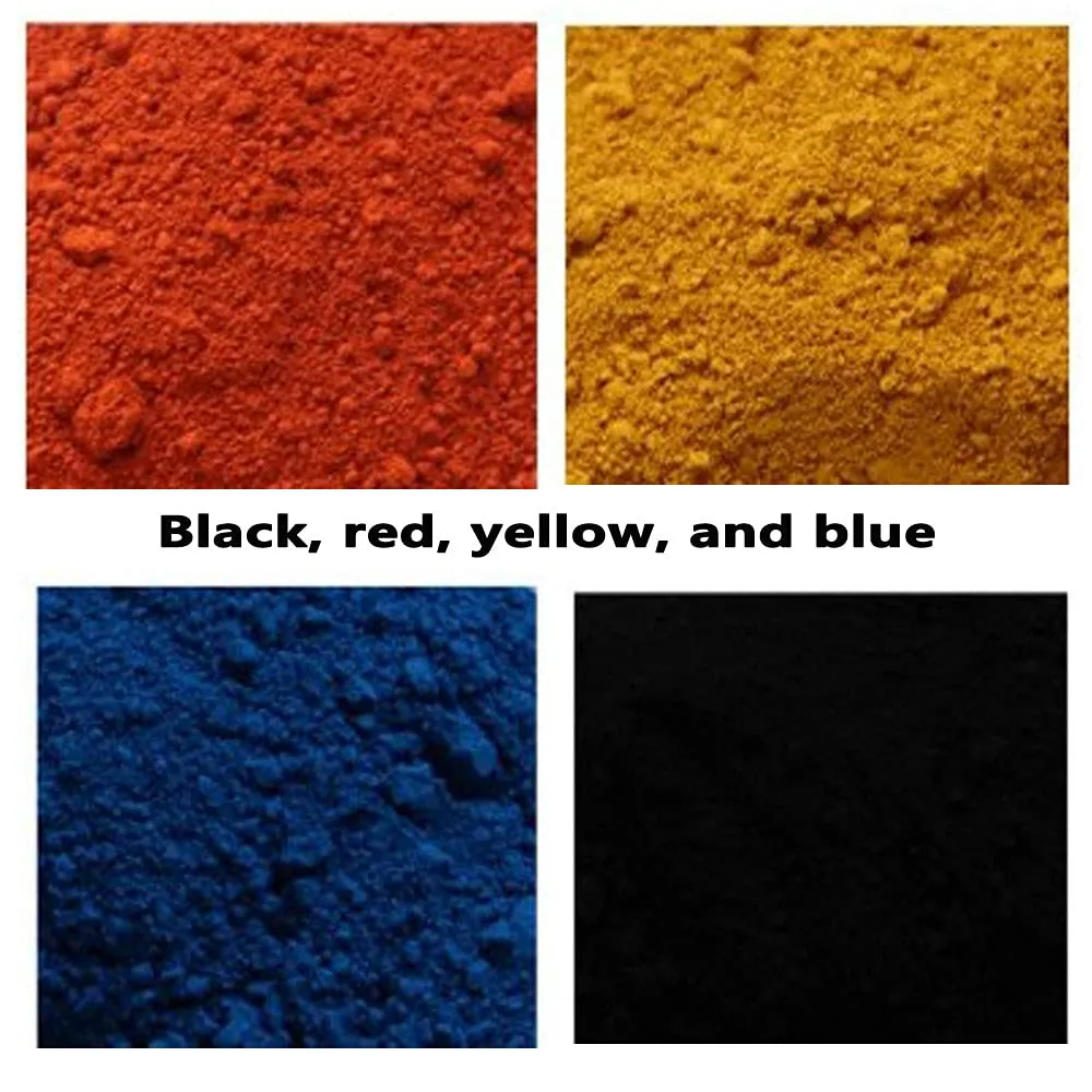 In Assorted Colors iron oxide Cosmetics grade gules iron oxide powder for cosmetics and soap - 50g