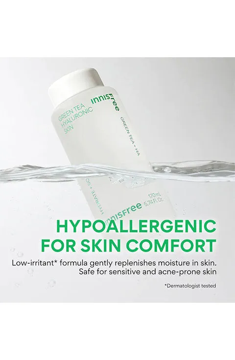 [INNISFREE] Green Tea Hyaluronic Skin (170mL)