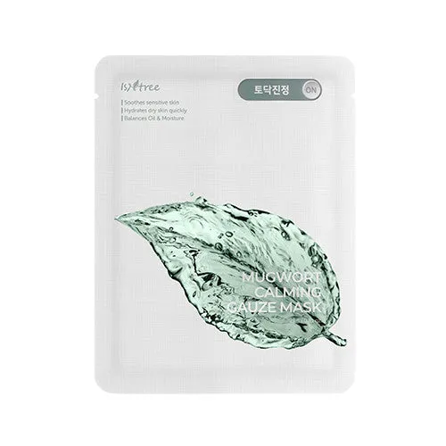 ISNTREE Mugwort Calming Gauze Mask  قناع ورقي بعشبة الموكوارت