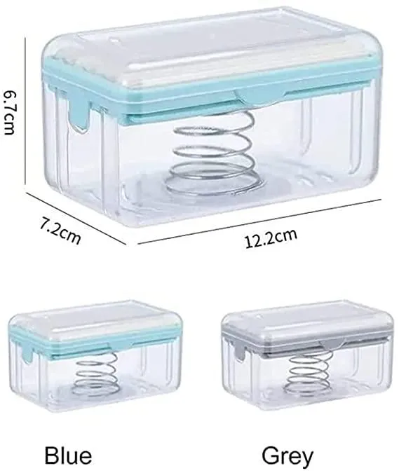 K Kudos Enterprise Themodernkart Soap Roller Dispenser,2-in-1 Portable Soap Dish & Soap Dispenser with Roller and Drain Holes,Multifunctional Soap Holder Foaming Soap Bar Box for Cleaning Cloth Brush