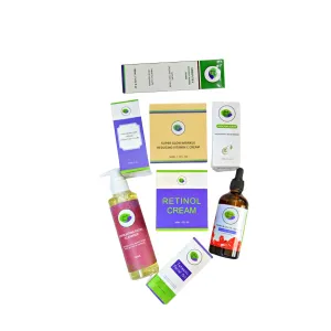 Khichi Beauty 8 Pc Anti-Aging, Am and Pm Skincare Set