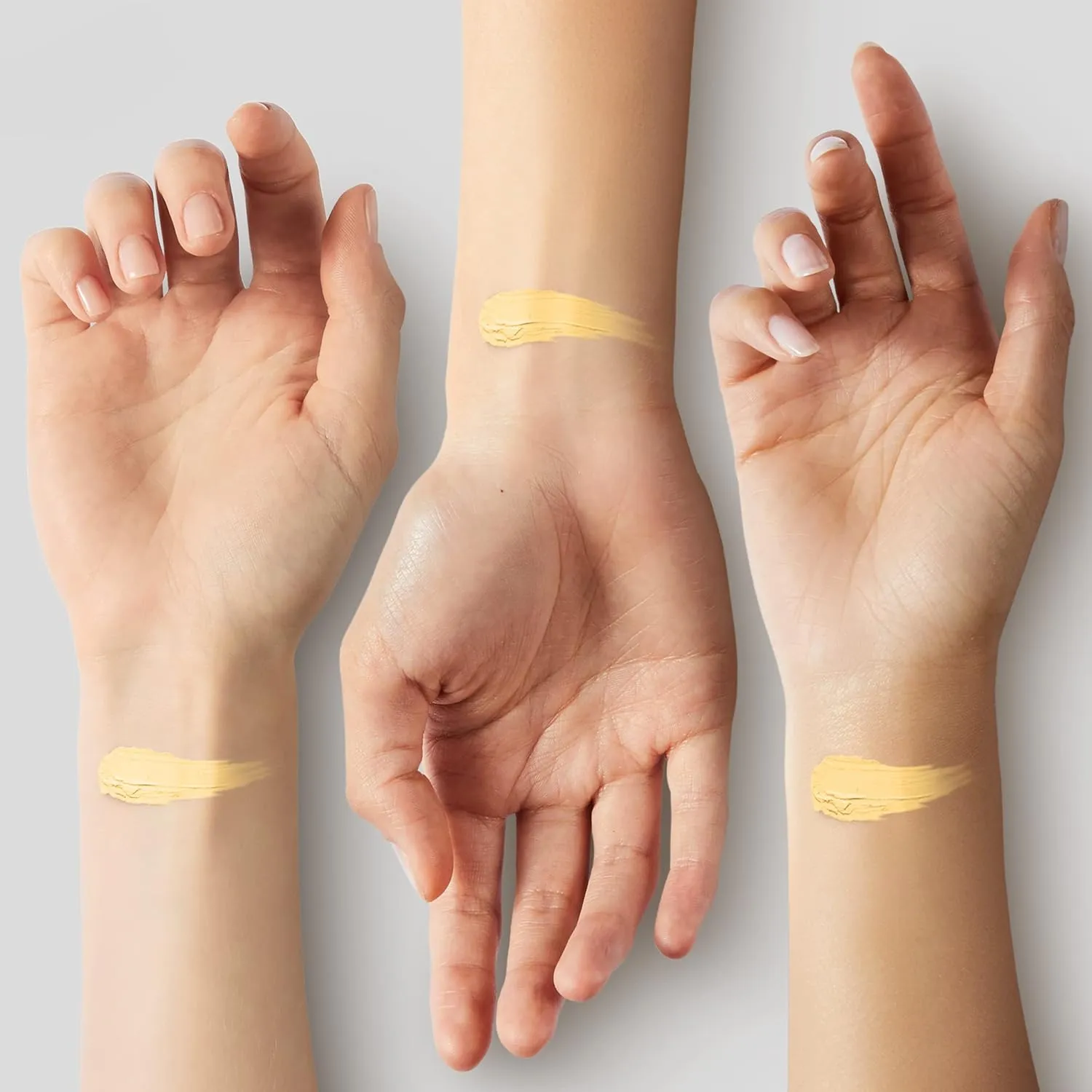 KISSIO Foundaton Mixing Pigment,Yellow Pigment,Foundation Color Corrector,Smooth and Light,Blends Easily With BB Cream,Pink to Yellow,Cruelty Free