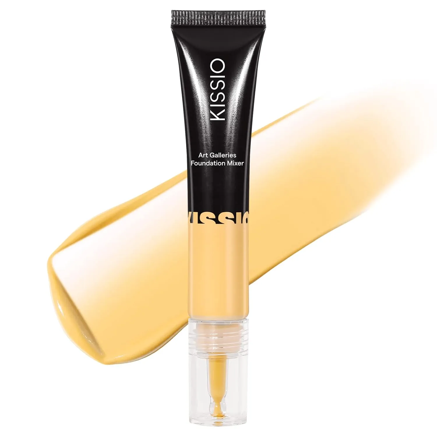 KISSIO Foundaton Mixing Pigment,Yellow Pigment,Foundation Color Corrector,Smooth and Light,Blends Easily With BB Cream,Pink to Yellow,Cruelty Free