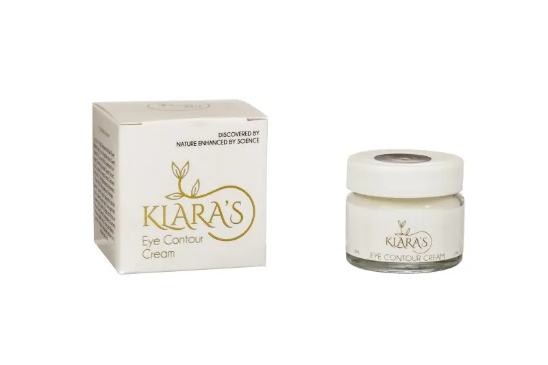 Klara's Marine Algae Extract Eye Contour Cream 15ml - Reduce the Morning Puffiness & Dark Circle with Watermelon Concentrate Vitamin E, C Eye Cream for Women.