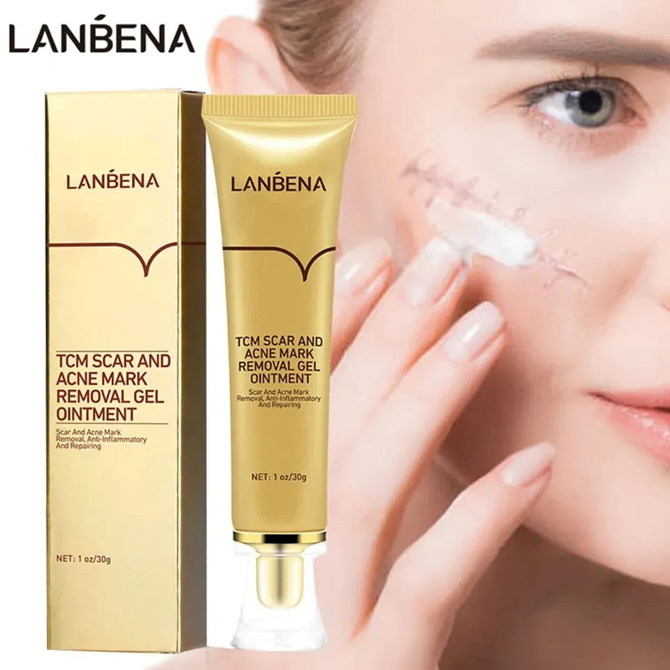 LANBENA Herbal Scar Removal Cream For Old Scars Stretch Mark Spots Gel for Men & Women S4584784