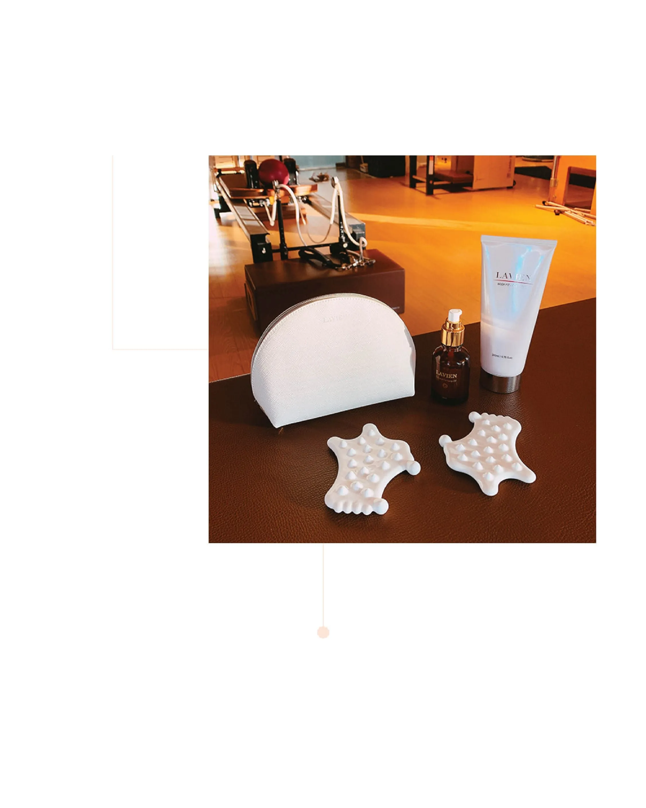 Lavien Gua Sha Ceramic Massage Plate