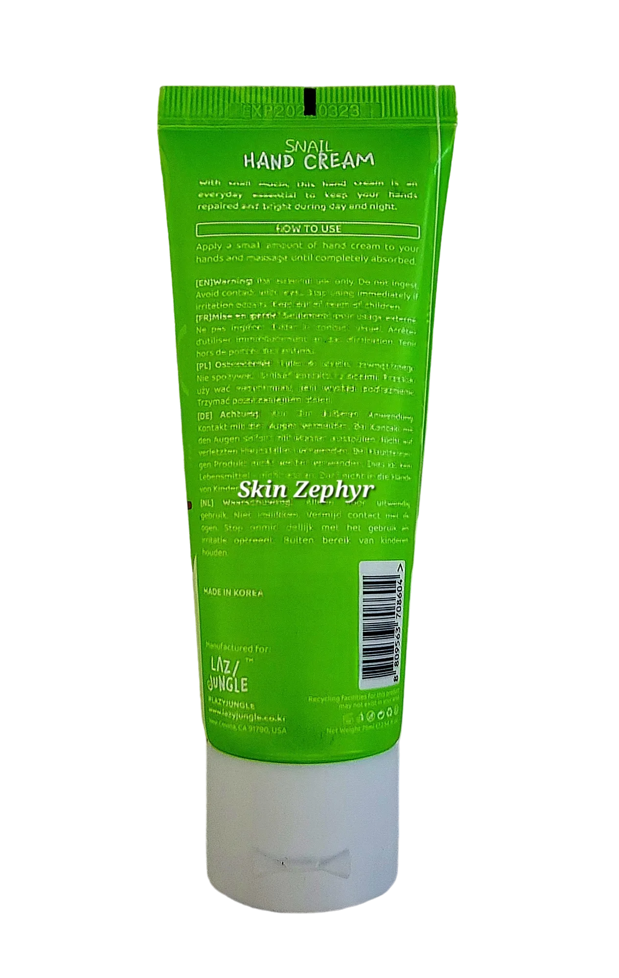 Lazy Jungle Snail Hand Cream
