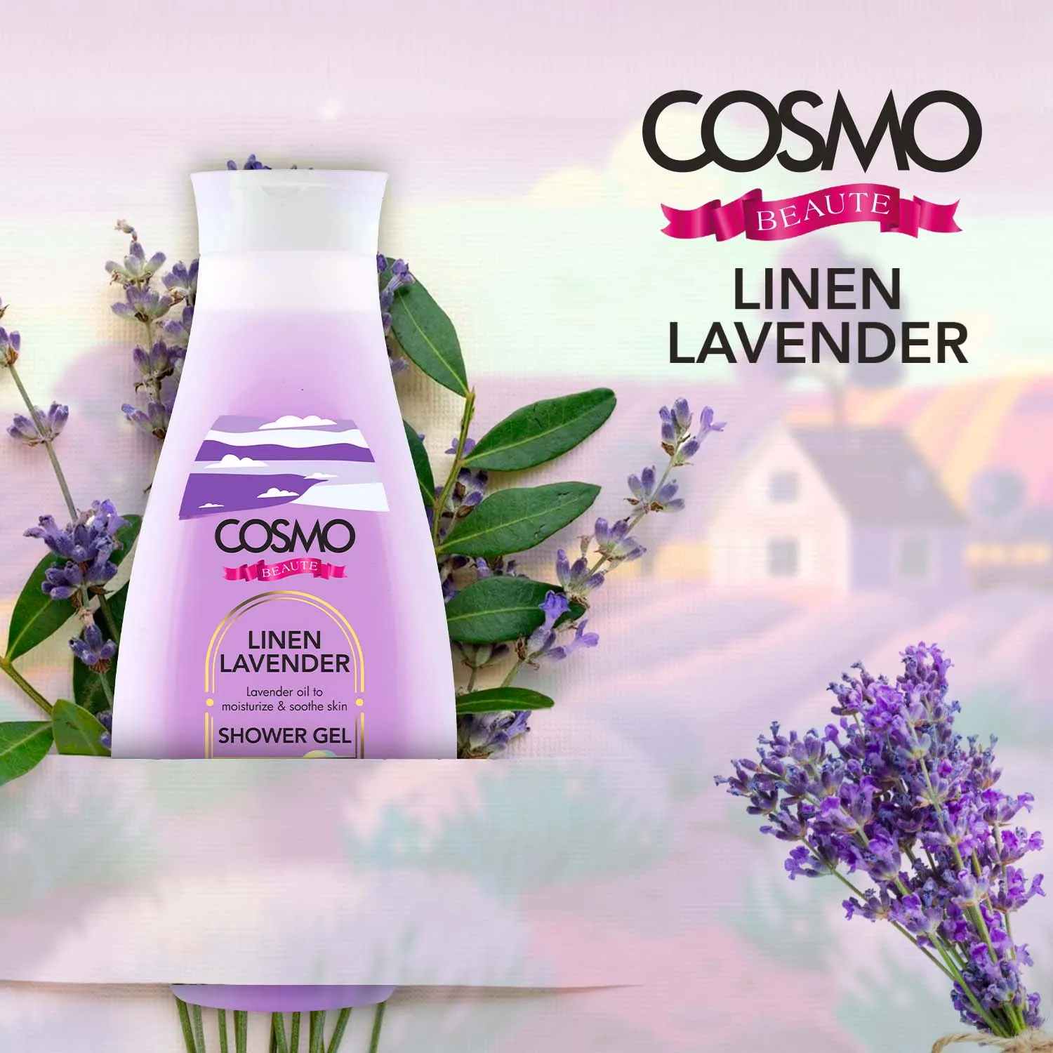 LINEN LAVENDER SHOWER GEL 750ML