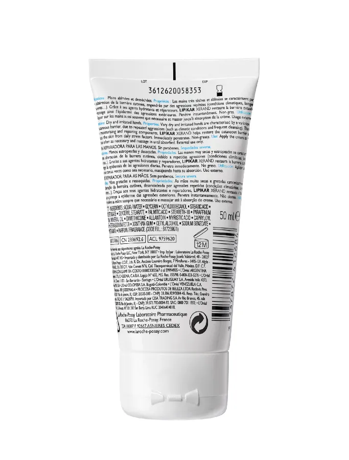 Lipikar Xerand Hand Cream 50ml