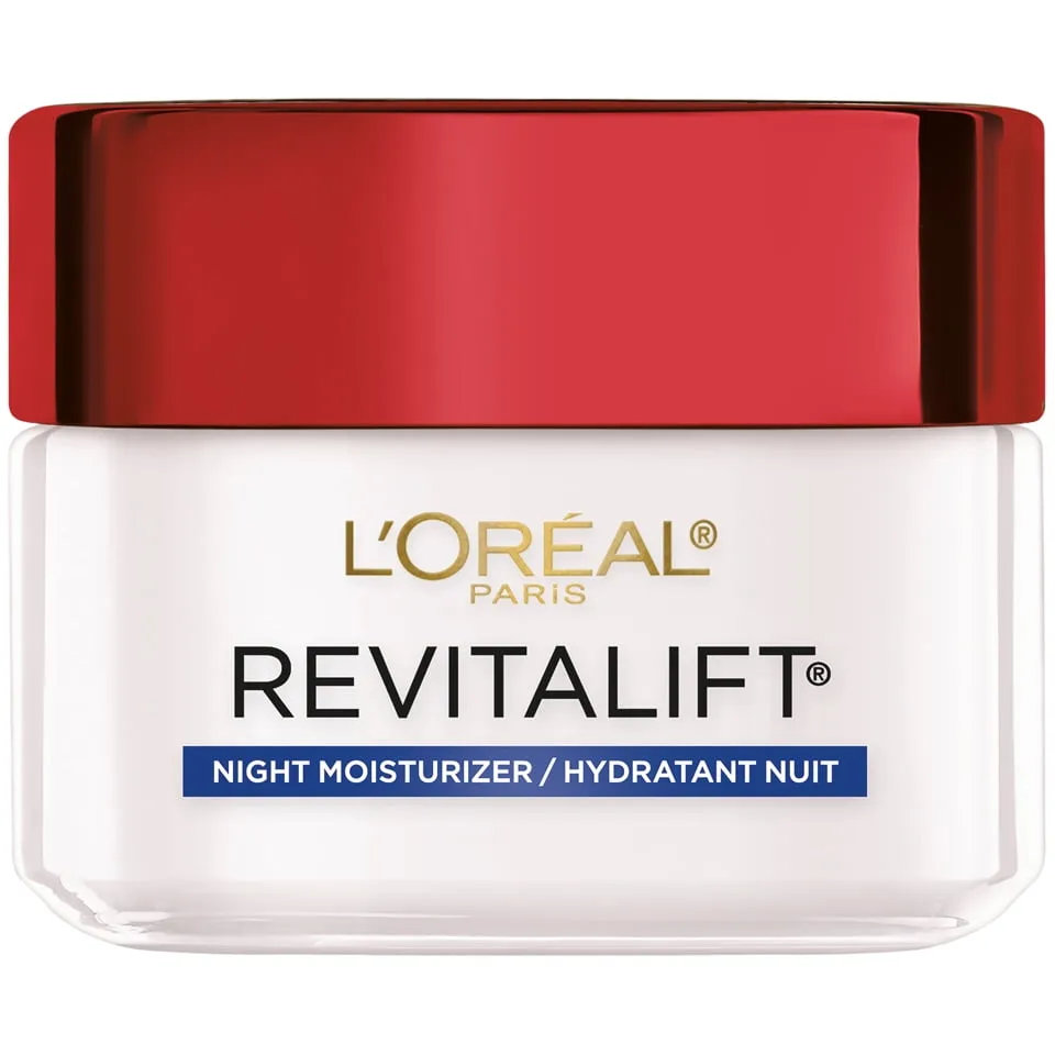 L'Oreal Paris Revitalift Night Moisturizer Anti Wrinkle Firming, 1.7 oz