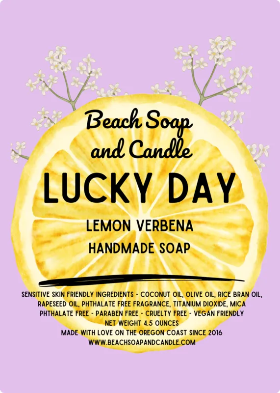 Lucky Day Handmade Soap - Lemon Verbena