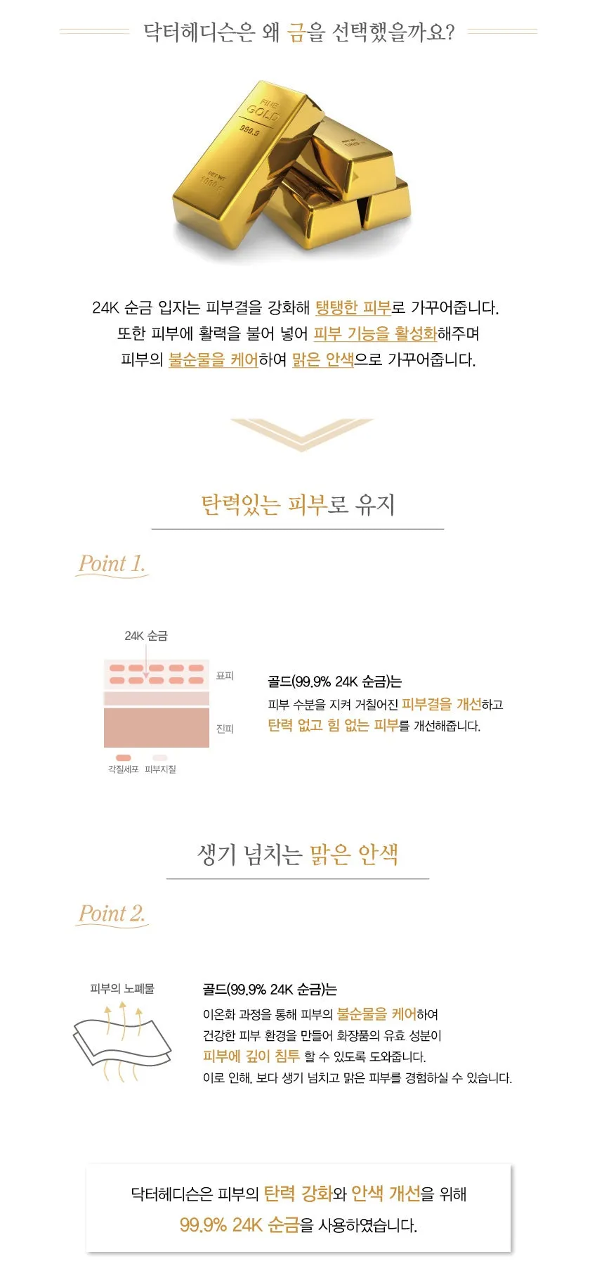 Made in Korea Dr.HEDISON GOLD ACTIVATION AMPOULE SERUM 50ml (1 1)100ml