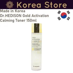 Made in Korea Dr.HEDISON Gold Activation Calming Toner 150ml (5.07 FL. OZ.)1 1