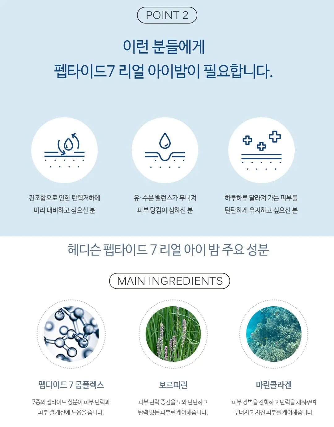 Made in Korea Dr.HEDISON Peptide7 Real Eye Balm 30ml(1 1 60ml)