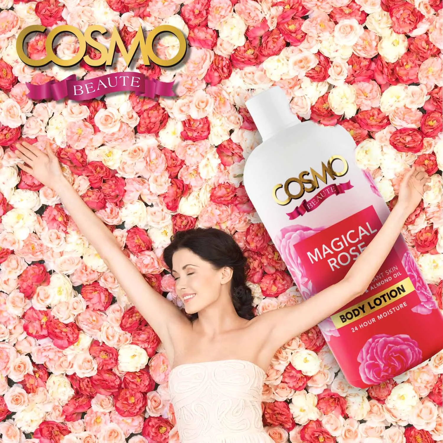 MAGICAL ROSE - MOISTURIZING BODY LOTION 750ML
