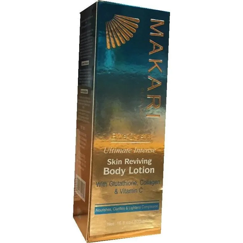 Makari products -  Blue Crystal Ultimate Intense Skin Reviving Body Lotion 500 ml
